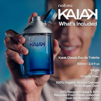 natura Kaiak Classic Eau de Toilette for Men - Aromatic Scent with Bergamot, Almalfi Lemon, Jasmine, Woods, & Musk - Long-Lasting Fragrance 100ml