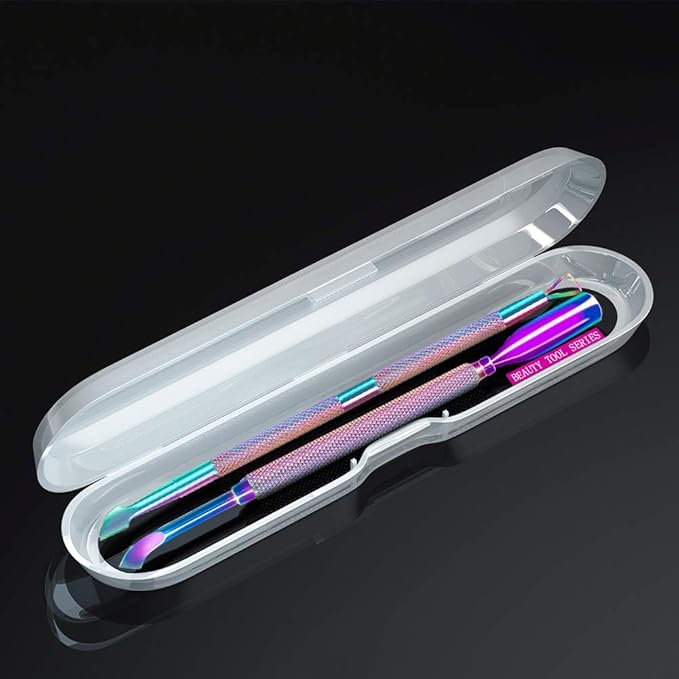 2PCS Metal Chameleon Cuticle Pusher