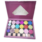Large-Sized Empty Magnetic Makeup Palette with Diamond-Shaped Transparent