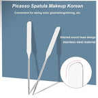 Makeup Spatula Korean,Foundation Spatula, Picasso Makeup Spatula, Korean Makeup Spatula, Picasso Spatula Makeup Korean Foundation Spatula Korean, Korean Spatula Makeup, Picasso Spatula Makeup (B)