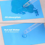 ROSELYNBOUTIQUE Oil Blotting Sheets for Face - 100 Organic Premium Flexible Silky Blotting Sheets Instant Oil-Absorbing Remove Excess Oil & Shine Oil Control Films