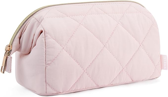 Telena puffer makeup bags for