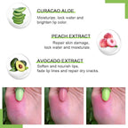 evpct 3Pcs Magic Color Changing Lipstick Long Lasting Waterproof 24 Hours Original for Women, Aloe Vera Peach Avocado Pink PH Mood Permanent Color Changing Lipstick Lip Balm Gloss, labial magico