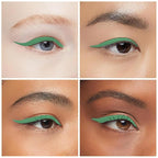 Kaely Light Green Gel Eyeliner Pencil,Waterproof Smudge Proof Eye Liner Pen,Cat Eye Goth Halloween Makeup,Eye Black Face Paint Lipstick Crayon,Color Colorful Eyeliner Eyeshadow Stick,08