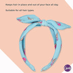 GOODY Kids Headband - Ice Cream Print - Comfort Fit for All Day Wear - Secures All Hair Types