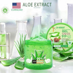 Aloe Vera Gel for Face, Body & Hair, Soothing Aloe Face Moisturizer, Multipurpose Skin Care, Hydrating Aloe Gel, Claming after sunburn 250ml (Aloe Vera)