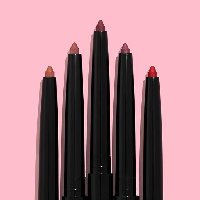 wet n wild Perfect Pout Matte Retractable Gel Lip Liner Pencil, Rich Creamy Long Lasting Color, Well-Defined and Flawless Application, Vegan & Cruelty-Free - Red Bare To Comment