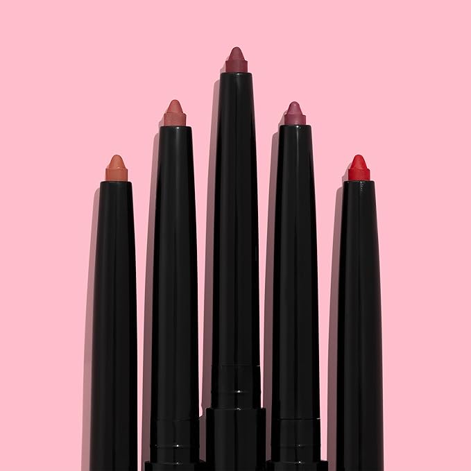 wet n wild Perfect Pout Matte Retractable Gel Lip Liner Pencil, Rich Creamy Long Lasting Color, Well-Defined and Flawless Application, Vegan & Cruelty-Free - Gone Burgundy