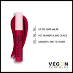 NYX PROFESSIONAL MAKEUP Lip Lingerie XXL Matte Liquid Lipstick - Stamina (Blue Red)