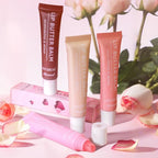 5 Colors Lip Balm Butter,Hydrating Lip Gloss Set,Plumping Lip Glow Oil,Nourishing Lip Care Repair Lip Mask with Natural Ingredients Olive Butter Jelly Liquid Lipstick For Women And Girls