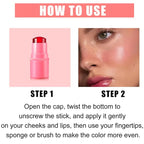 4 Pcs Milk Water Jelly Tint Stick, Sheer Cooling