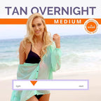 Spray Tan Solution (Medium) Airbrush Tanning Micro Mist (32oz) for Self Tanning Natural Sunless Solution, Body and Face for Bronzing and Golden Tan (Packaging May Very)