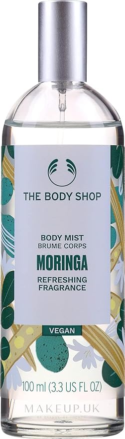 The Body Shop Moringa Body Mist, Paraben-Free Body Spray, 3.3 Fl. Oz.