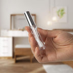 GTHER 10PCS 10ML Empty Lip Gloss Containers Tube with Wand, Refillable Lip Balm Bottles, Lipstick Sample Container and Funnel and Rubber Stoppers for Girls DIY Lip Samples, Silver Top