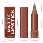 2Pcs Gradient Matte Lipstick Crayon Lip Liner pencil, Flawless Contour Gradual Ombre Effect lip Pencil, Lipstick for Women Long Lasting Waterproof Smudge Proof Lipstick Pencil 01#+04#