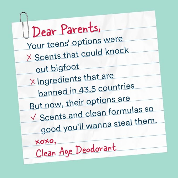 Aluminum Free Deodorant & Body Spray for Whole Body - Waves 4oz (2 Pack) Clean Deodorant and Body Spray for Teen Boys and Girls - With AHA For Body Acne - Body Spray for Teens Formula