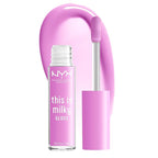 NYX PROFESSIONAL MAKEUP This Is Milky Gloss, Vegan Lip Gloss, 12 Hour Hydration - Lilac Splash (Sheer Baby Purple)