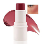 Boobeen Cream Blush stick, Multi Face Blush for Cheek, Lip and Eye, Pigmented Matte Finish for Natural Flush Color, Buildable and Lightweight