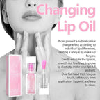 Magic Glitter Color Changing Lip Oil,Moisturizing Lip CareNon-Sticky