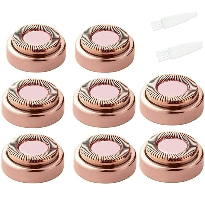 For Flawless Hair Remover 8pcs Replacement Heads Count Replacing Blades Cleaning(8PCS, GEN 1)
