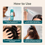 Puracy Natural Dry Shampoo For Women - Plant-Powered Cleansing Volumizing Revitalizing Dry Shampoo As Seen on TikTok, Benzene-Free, Non-Toxic, Oil Absorbing for All Hair Types (Citrus & Jasmine, 6 oz)