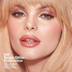 Monochrome Pressed Eyeshadow, Waterproof Neutral Powde Mini Shimmer Rose Gold Brown Eyeshadow, sombras para ojos, Talc, Paraben & Cruelty Free (H06#Shimmer Rose Gold Brown)