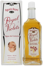 Royal Violets By Agustin Reyes 5 Oz Agua De Colonia Eau De Cologne Glass Bottle
