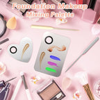 6PCS Makeup Mixing Palette, Stainless Steel Cosmetic Makeup