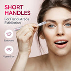 Dermaplane Razor for Women, Dermaplaning Tool - Face Razors for Women and Men, Eyebrow Trimmer and Facial Hair Removal Shaver, Gentle Exfoliation Blades Epilator for Men (3 Count)