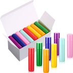 32 Pieces 5ml Empty Lip Gloss Tubes Refillable Lip Gloss Bottles Rotatable Lip Balm Container Tubes Plastic Lipstick Tube DIY Lip Gloss Balm Tube Holder for DIY Lipstick Cosmetic Samples, 8 Colors