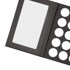 DIY Empty Eyeshadow Palette, Empty Makeup Palette, Black 15 Compartment Empty Makeup Palette for Blush Bronzer Powder