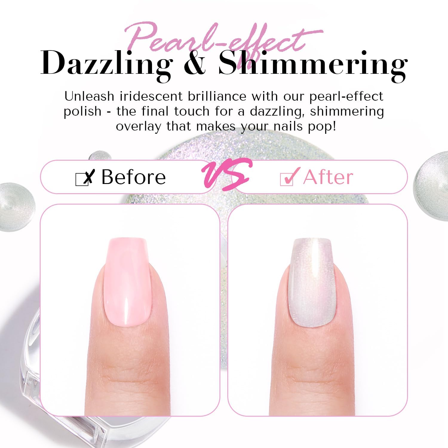 AZUREBEAUTY Shimmering Purple Nail Polish,Glitter Purple Color Quick Dry Complete Natural Super Lustrous Nail Enamel Polish,Professional for Nail Art DIY Manicure and Pedicure at Home