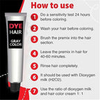 Silver Gray Hair Dye, Silver