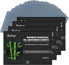 Natural Bamboo Charcoal Oil Absorbing Tissues - 4pk/400