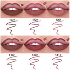 6-Color Velvet Matte Lipstick Pencils Pack for Lips Makeup, Ultra Smooth Creamy Hydrating, Long-Lasting High lmpact Color Soft Finish, Moisturized Lips (6Pcs Matte Lip pencils Set-F, Pack of 1)