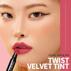 Long Lasting Lip Stain for Lips and Cheek Tint | High Pigment Color | lightweight Matte Finish | Weightless | Full Coverage | Twist Velvet Tint #7 (No.7)