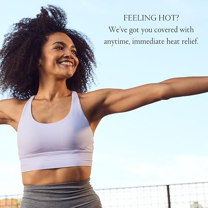 Cooling Body Spray with Menthol and Aromatherapy Lavender Vanilla Scent to Help You Relax, 2.7 oz. | Anytime Immediate Heat Relief | TSA Approved | Gluten Free | Vegan | Paraben Free