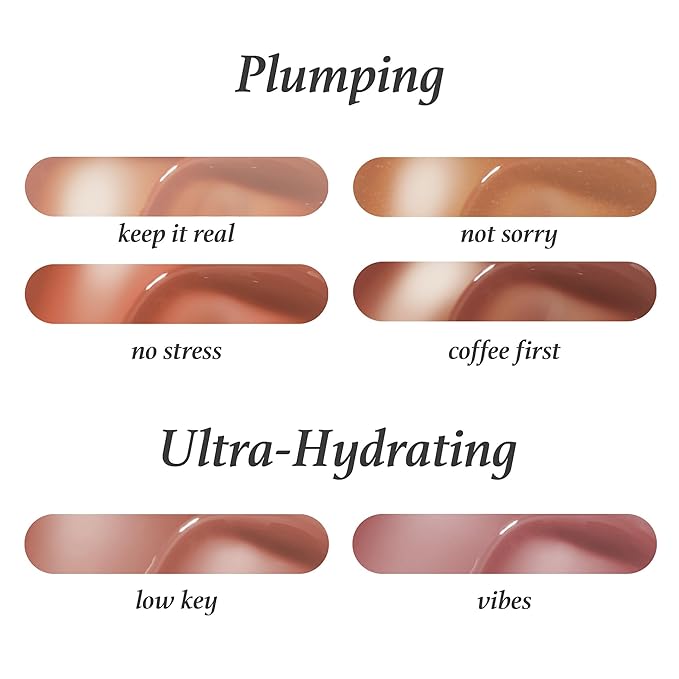 Julep So Plush Hydrating Lip Gloss – High-Shine, Non-Sticky Lip Color - Vitamin E for Soothing & Repair – Cruelty-Free, Moisturizing Gloss – All The Feels