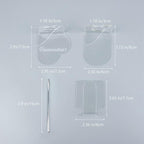 Framendino, 6 in 1 Set Hand Makeup Mixing