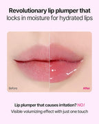 COSNORI Water-full Lip Plumper - Lip volumizing effect, Plump & moist texture, Hydrated lips, Vegan (Strong 02 Lovable Pink)
