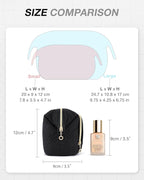 BAGSMART Travel Makeup Bag, Cosmetic Bag Make Up Organizer Case,Large Wide-open Pouch for Women Purse for Toiletries Accessories Brushes