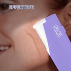 PELCAS Electric Dermaplaning Tool for Women Face with LED Light 3 Speeds Mini Dermaplaning Razor with 6 Blades, 2 in 1 Facial Peach Fuzz Hair & Exfoliation Removal System At Home BV18-712 Light Purple