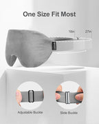 Luxtude Heated Eye Masks for Dry Eyes with Flaxseed & Lavender, Microwave Warm Eye Compress Moist Heat, Weighted Eye Mask for Sleeping, Hot Stye Eye Compress for Puffy Eyes, Dark Circles (Gray)