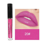 Vegan Moisturizing, Long Lasting Lip Gloss - Satin & Glitter - Allergen Free for Sensitive Skin - Juicy Watermelon by Dr. Liia