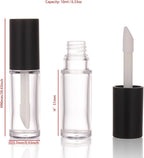 COSIDEA 15PCS Empty PETG 10ml big doe foot PETG