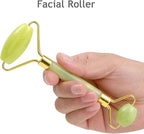 Bulex 100% Natural Jade Face Roller/Anti Aging Jade Stone Massager for Face & Eye Massage - Make Your Face Skin Smoother and Looks Younger
