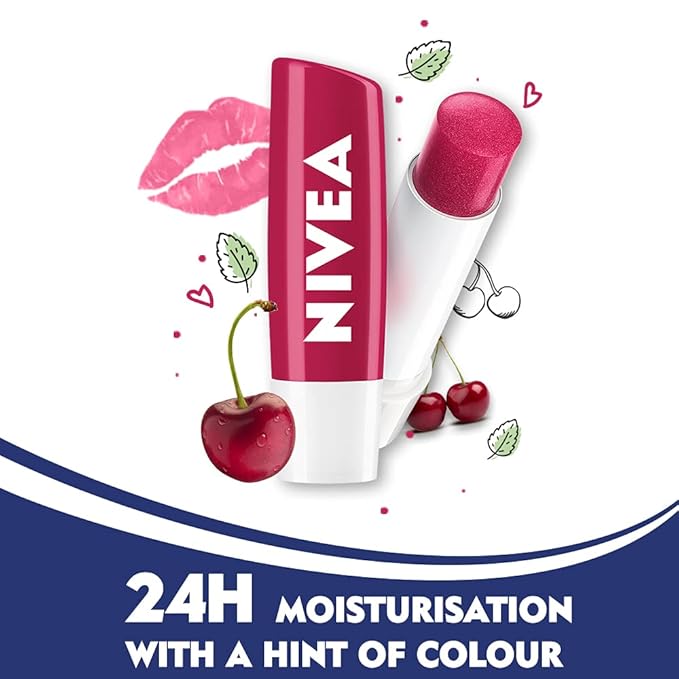 Nivea Lip Care Fruity Shine Cherry,
