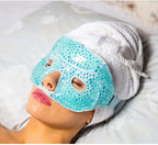 Reusable Gel Eye Mask, Cooling Eye Mask Reusable Small Ice Pack Under Eye Patches, Eye Hot Cold Treatment Pack for Redness, Pain Relief and Eye Relax, Pink,1 Pack