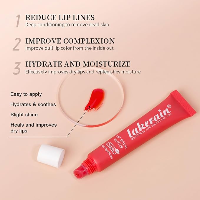 Lip Butter Balm, Day/Night Hydrating Lip Sugar