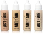 4pc FAIR Complexion Professional Airbrush Cosmetic Makeup Set 1/2 oz bottles